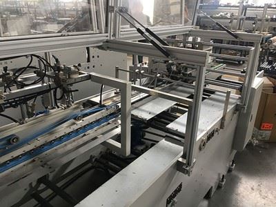 Máquina encoladora del fondo de bolsas de papel ZB50B