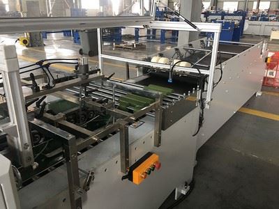 Máquina encoladora del fondo de bolsas de papel ZB50B