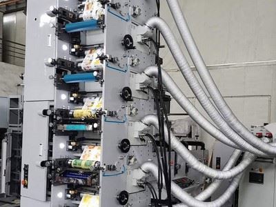 Máquina impresora flexográfica de etiquetas (logo) ZBS-320