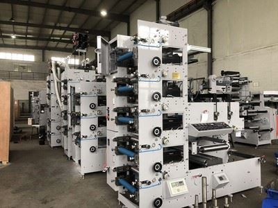 Máquina impresora flexográfica de etiquetas (logo) ZBS-320