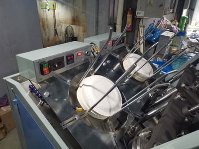 Máquina formadora de vasos de papel de velocidad media JBZ22D