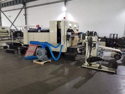 Máquina cortadora rotativa de láminas