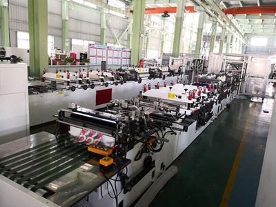 Máquina de fabricación de bolsas de sellado de tres lados, 400A