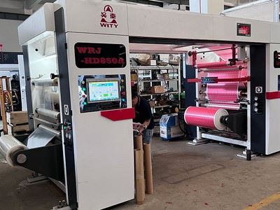 Máquina de laminación de película sin solventes